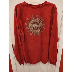 Bryce Canyon Utah Mens Shirt L Anvil Long Sleeve Red Nature T Shirt Souvenir